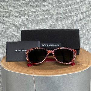 Dolce and Gabbana Floral Sunglasses - Never Worn